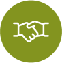 icon depicting a hand shake