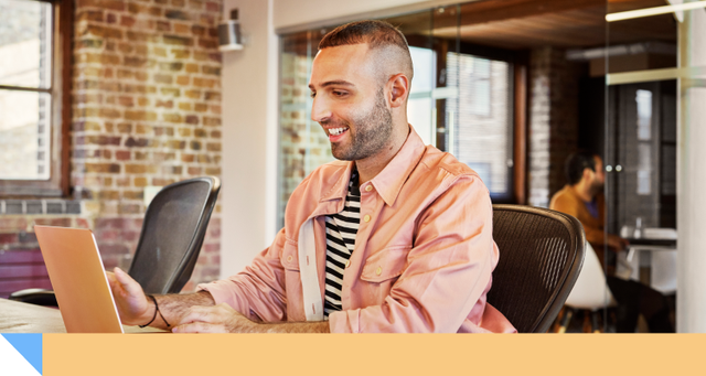 picture of a man at computer