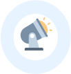 Icon of a spotlight