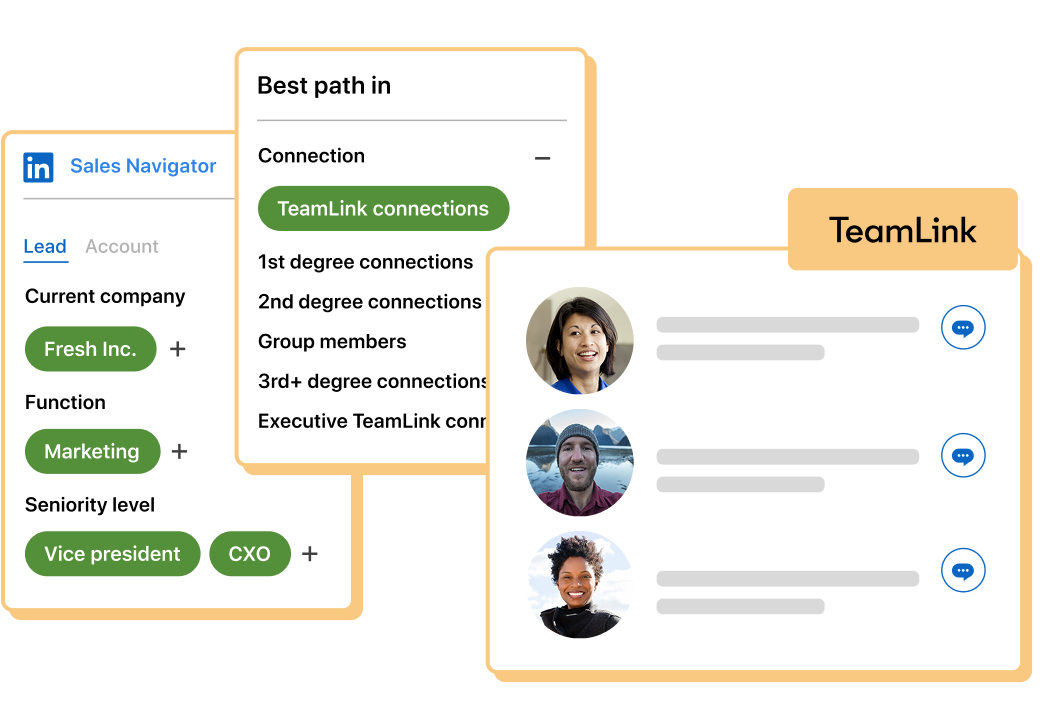 Product UI image representing TeamLink